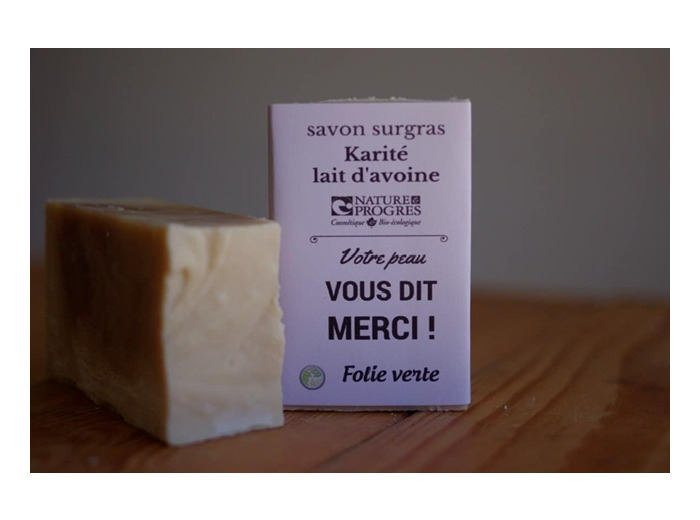 Savon surgras karité lait d’avoine