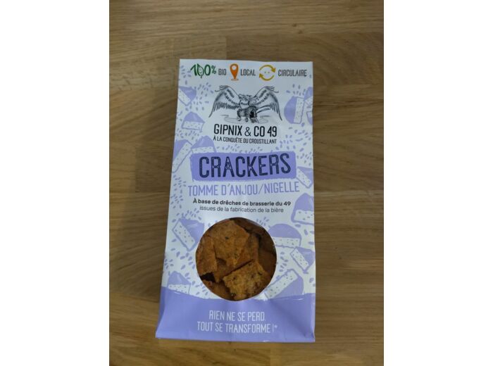 Crackers tomme d'Anjou - Nigelle