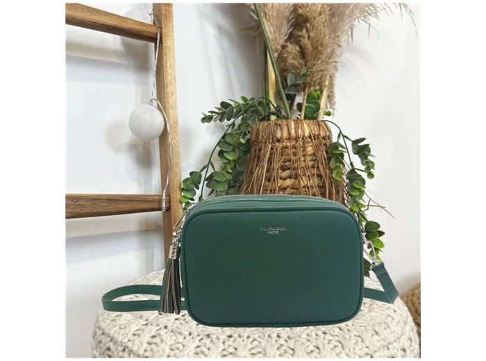 P500- Sac Flora & Co 2 Zips (vert sapin)