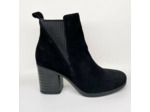 Bottines noir cuir Moow