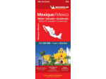 CARTE NATIONALE MEXIQUE / MEXICO - BELIZE, SALVADOR, GUATEMALA