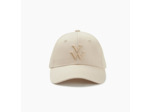 Casquette Clem beige à monogramme brodé - Vanessa Wu