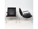 Paire de fauteuils  cuir par Klaessons Möbler