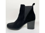 Bottines noir cuir Moow