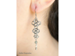 Boucles d'oreilles "ELAMBERT" Aventurine