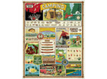 Cavallini 1000 Piece Puzzle, Camping