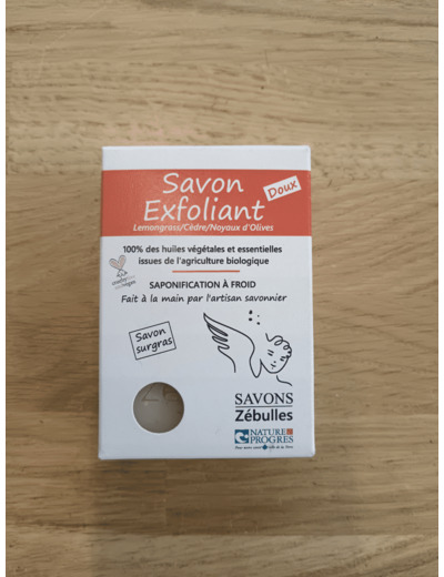 Savon exfoliant doux