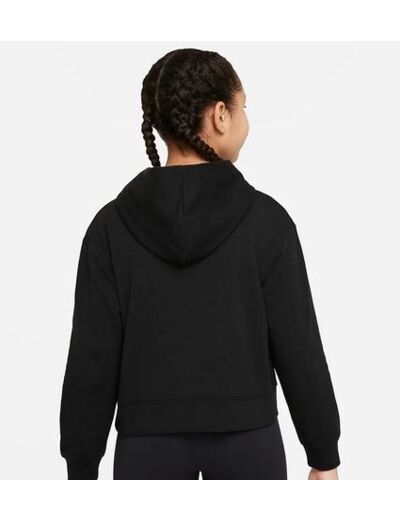 Sweat à Capuche Jordan Fille Essential Fleece-Black