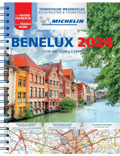 ATLAS EUROPE - ATLAS BENELUX 2024 (A4-SPIRALE)