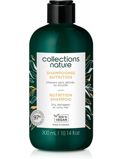 COLLECTIONS NATURE Shampooing Nutrition pour cheveux secs, abîmés, bouclés