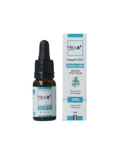 HEXA3 CBD CHANVRE BIO 10% 10ML GOUTTE