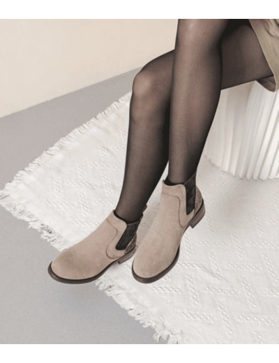 Les bottines beige - Findlay - Mirabelle