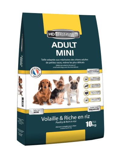 Croquettes HD Optimum chien adulte mini