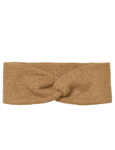 Bandeau en laine bouillie, Caramel - Disana