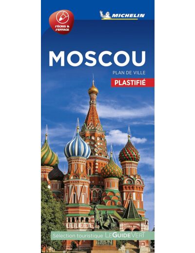 PLANS DE VILLE MICHELIN EUROPE - PLAN MOSCOU (PLASTIFIE)