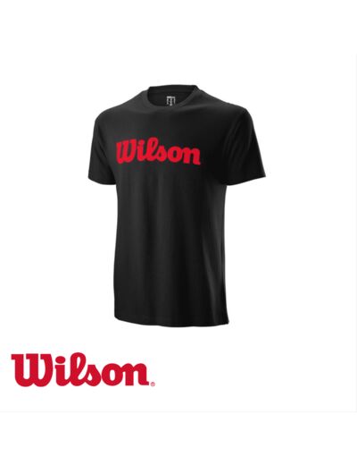 WILSON TEE-SHIRT Logo Black/Red