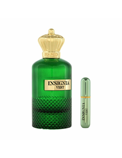 INSIGNA - Vert - 105ml + parfum de poche rechargeable