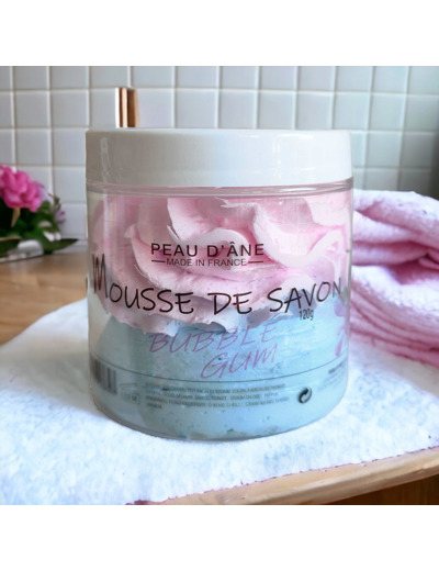 Mousse de savon à la saveur de chewing-gum Peau d'Âne