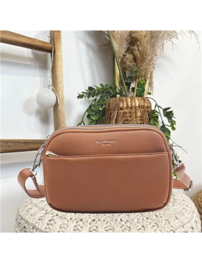 P461- Sac Multipoches Flora&Co (camel)