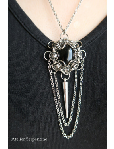 Collier "FELO" Onyx