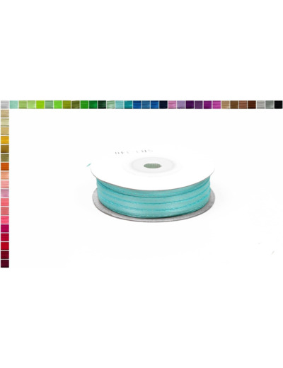 Ruban satin turquoise 340 largeur 3 mm