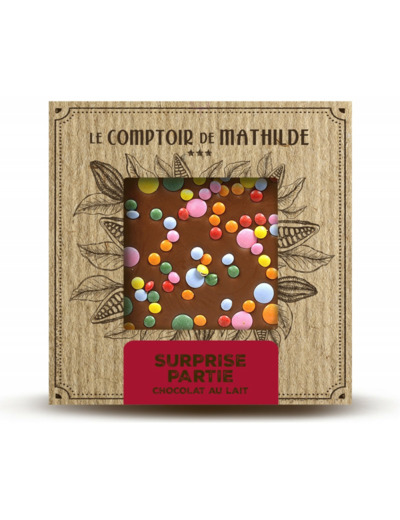 Tablette Surprise partie - Chocolat lait