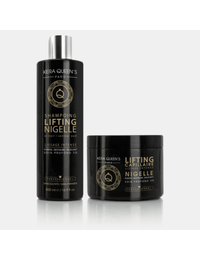 Gamme Lifting Nigelle - Shampoing 500ml + Soin 500ml