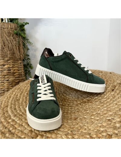 R453- Basket Moow Creepers (T36-T41) (vert sapin)