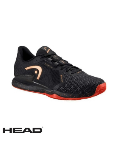 HEAD SPRINT PRO 3.5 SF CLAY Black/Orange