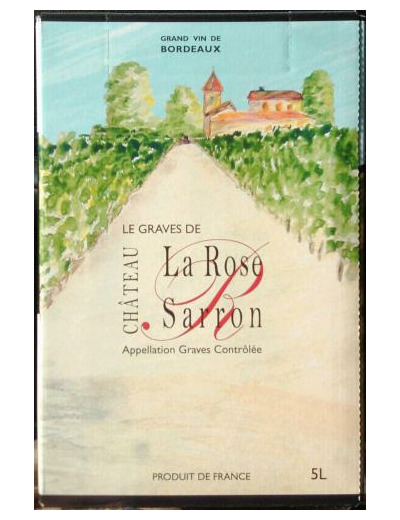 Bib La Rose Sarron Rouge 5L Graves