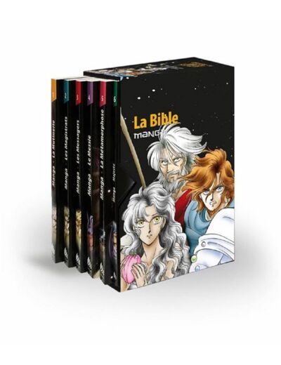 LA BIBLE EN MANGA - COFFRET COLLECTOR INTEGRAL (VOLUMES 1 A 6)