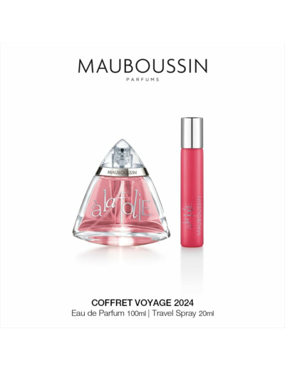 Coffret Voyage A la folie - Eau de Parfum 100ml + 20ml