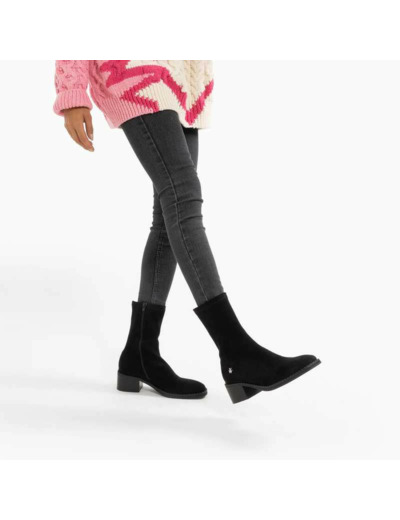 Bottines chaussettes noires - Bobby - Vanessa WU