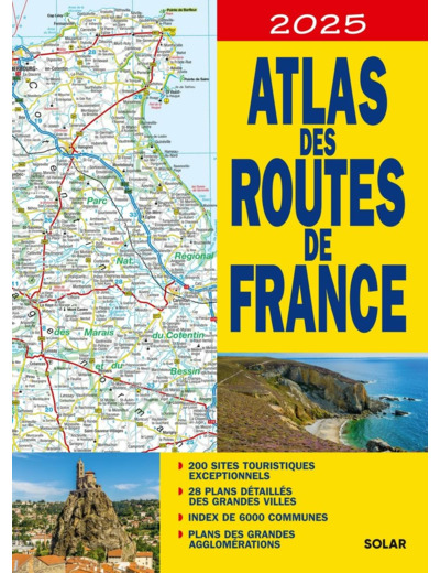 ATLAS DES ROUTES DE FRANCE 2025