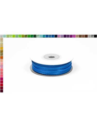 Ruban satin bleu roi 352 largeur 3 mm