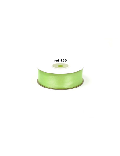 Ruban satin vert clair 520 largeur 25 mm