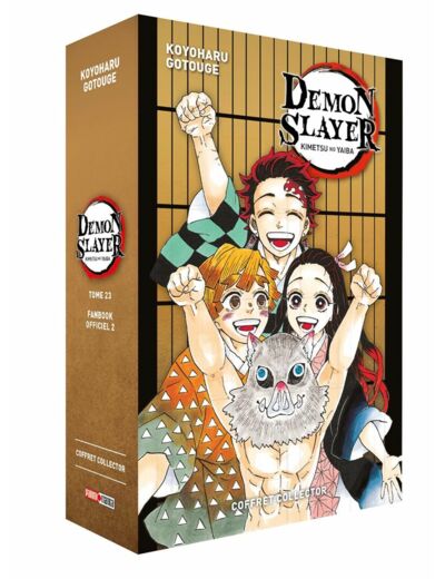 COFFRET DEMON SLAYER T23 + FANBOOK N 02