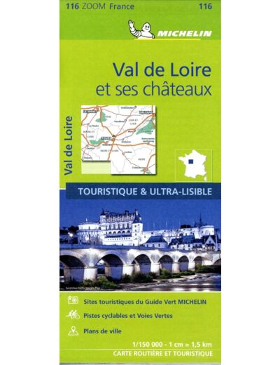 CARTE ZOOM VAL DE LOIRE ET SES CHATEAUX