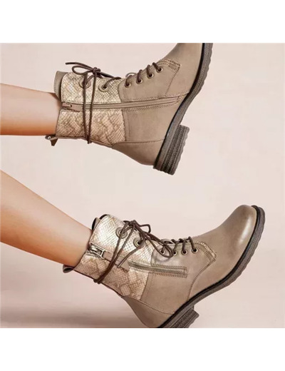 R440- Bottines bi-matière (T36-T42) (taupe)