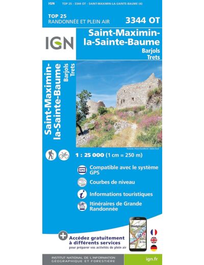 3344OT SAINT MAXIMIN LA SAINTE BAUME BARJOLS TRETS