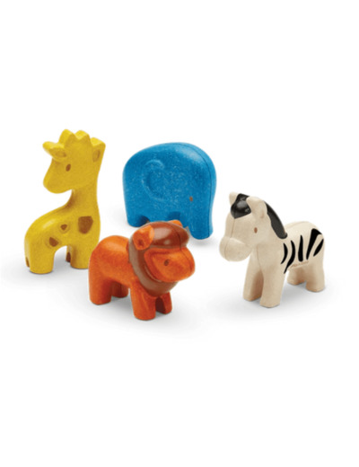 Set de figurines Animaux de la savane - Plan Toys