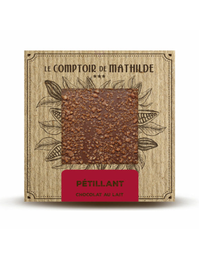 Tablette Pétillant - Chocolat lait