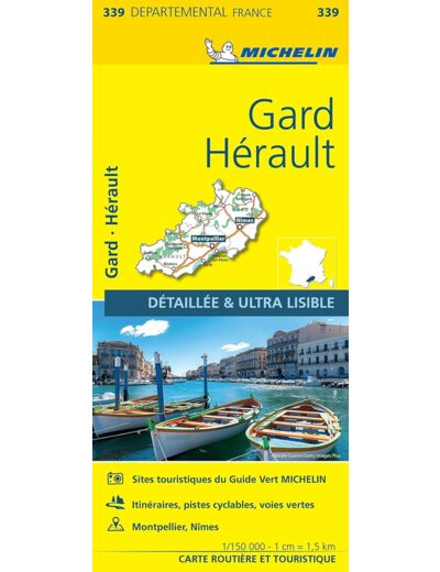 CARTE DEPARTEMENTALE GARD, HERAULT