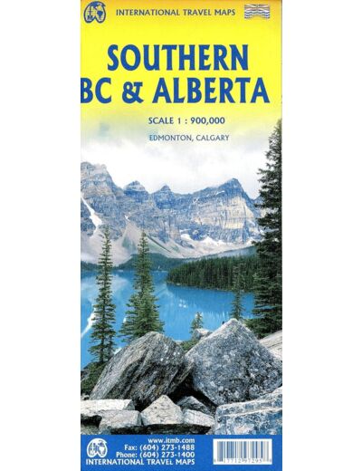 SOUTHERN BC AND ALBERTA 1:900 000