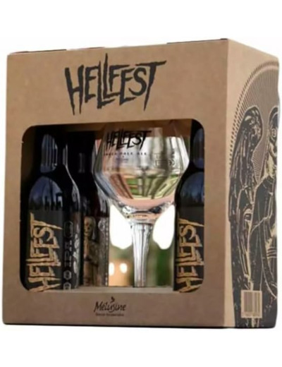 Hellfest 4 bières + 1 verre TEKU dégustation Mélusine Vendée 6,6% IPA - 33cl.