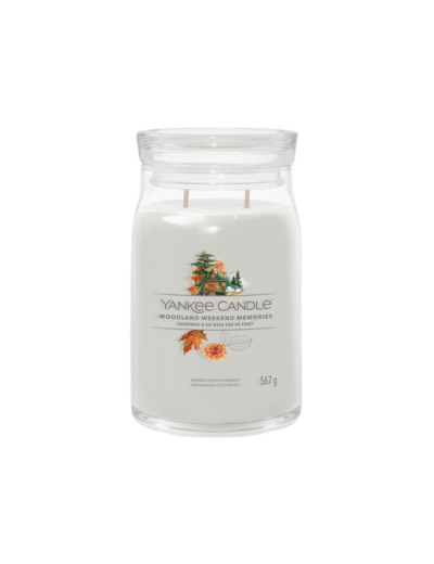 YANKEE CANDLE SOUVENIR WEEKEND EN FORET JARRE MOYEN MODELE