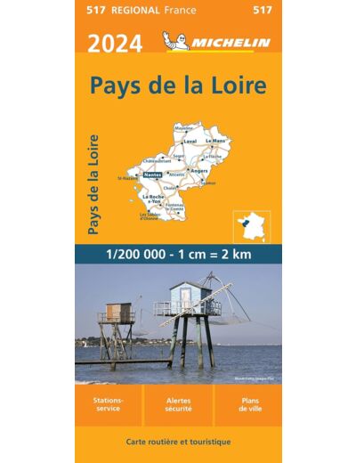 CARTE REGIONALE PAYS DE LA LOIRE 2024