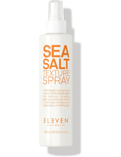 ELEVEN AUSTRALIA Styling Sea Salt Texture Spray | La combinaison de protéines et de sel marin apporte volume, texture et matière sans effet carton - 200 ml