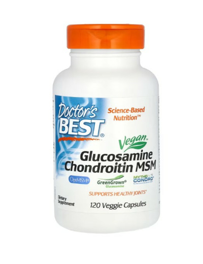 DOCTORS BEST VEGAN GLUCOSAMINE CHONDRO MSM 120CAPS