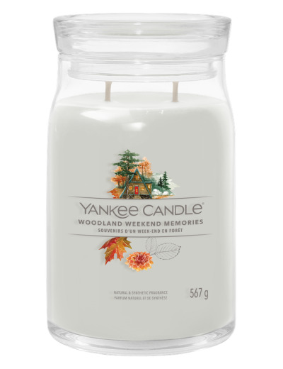 YANKEE CANDLE SOUVENIR WEEKEND EN FORET JAR GRAND MODELE